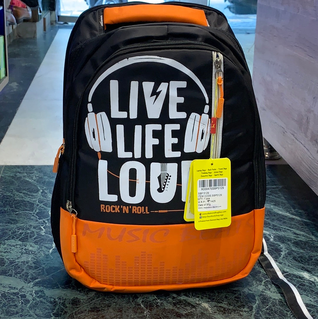 BAG-AGE Live Life Good Original Design Backpack