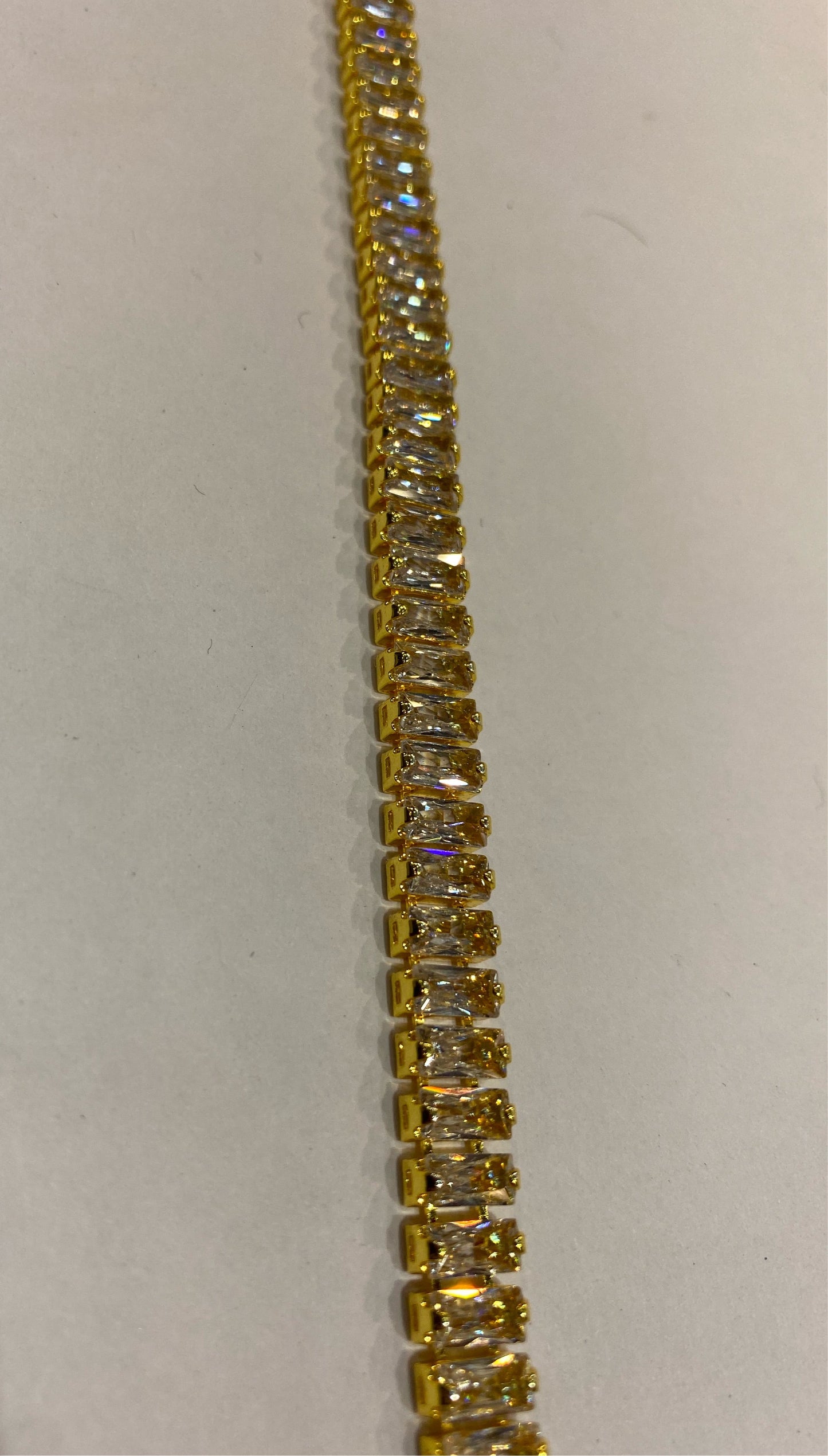 Gold Colour With Diamond Studded Bracelet 400527