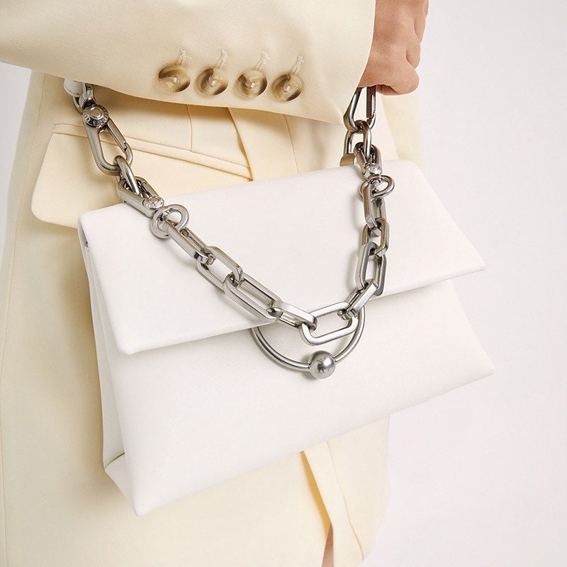 Charles & Keith Bag Ladies Sling Bag with Double Belt