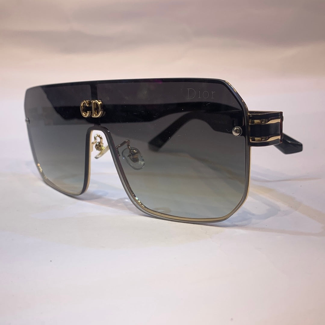 OID BLACK Frame Green Shade Unisex Branded Sunglasses 10460 6215 145