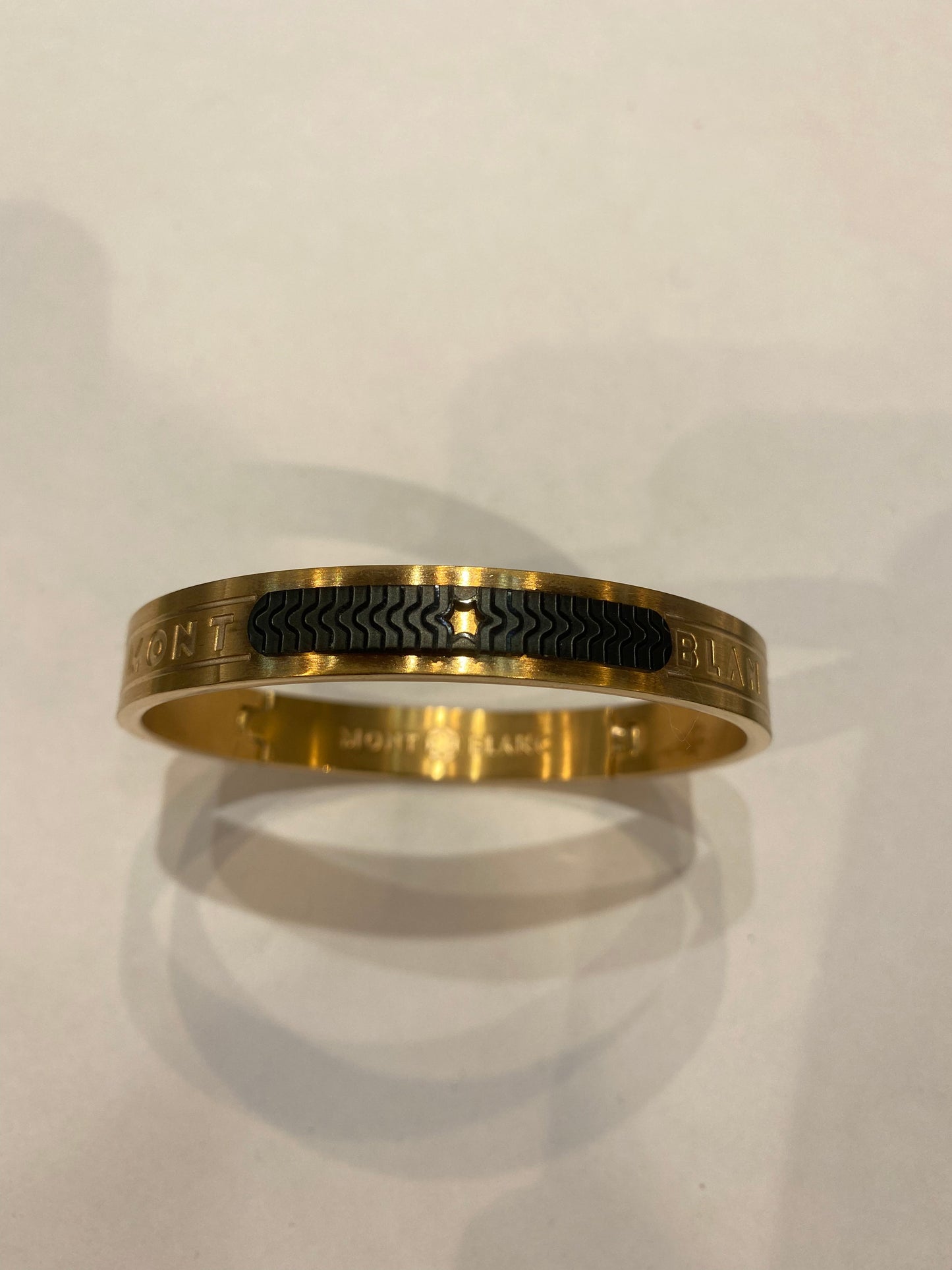 Mon Nom Copper Black Colour Sliver Logo Design Heavy Quality Bracelet 199923