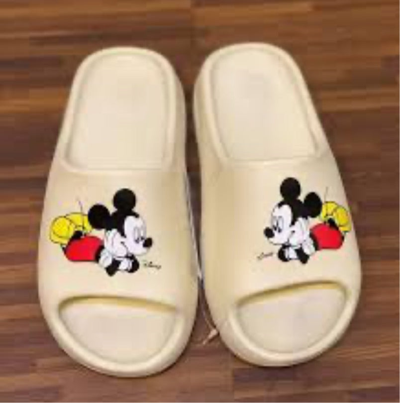 IDA Cream Yellow Colour Slipper 935415