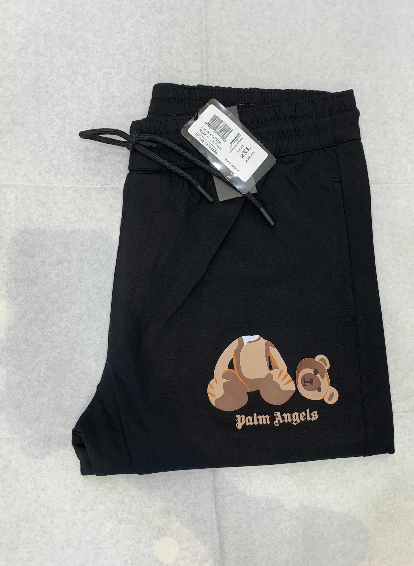 LAP Black Colour With Front and Back Lap Print Jogger Style Lower 50246