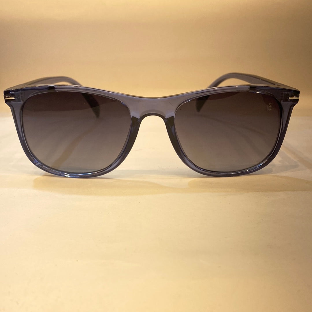 VAD Blue Transparent Frame Blue Shade Unisex Sunglasses UM1879 5 53 20 143