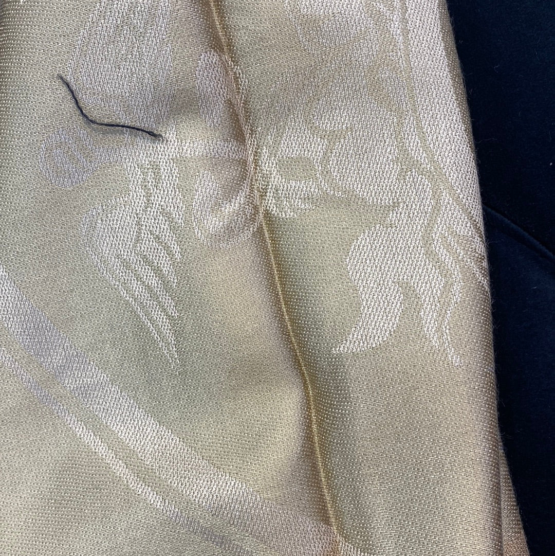 HER REH Cream Colour HER REH Print Heavy Quality Muffler 9373