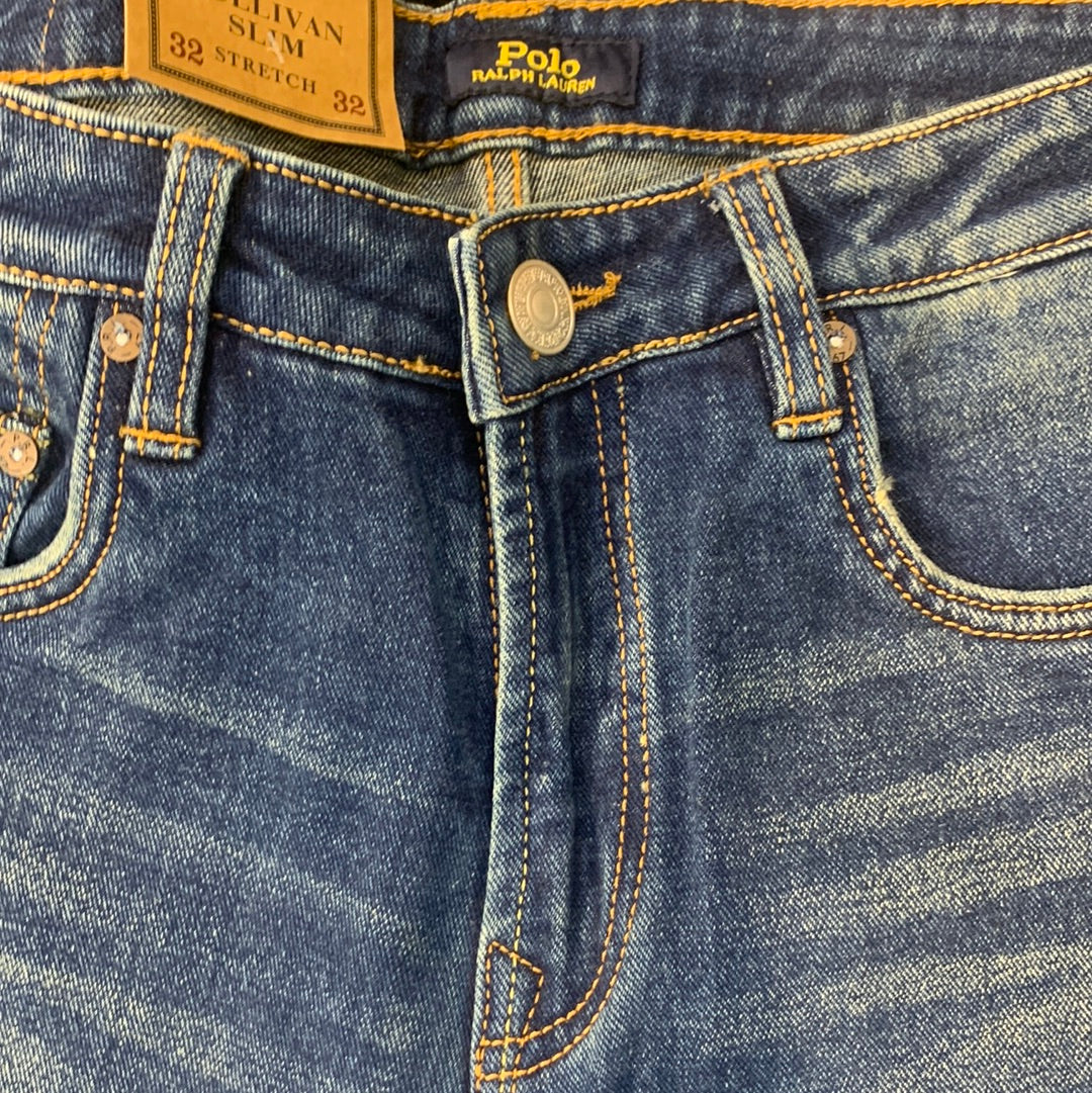 LOP RL Blue Faded Straight Fit Jeans for Men Boys LOP Demin 110297