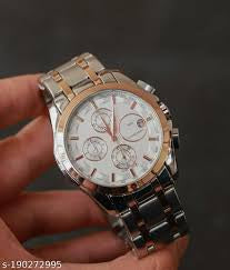 Sit Silver Copper Chain White Dial Man Watch 901006
