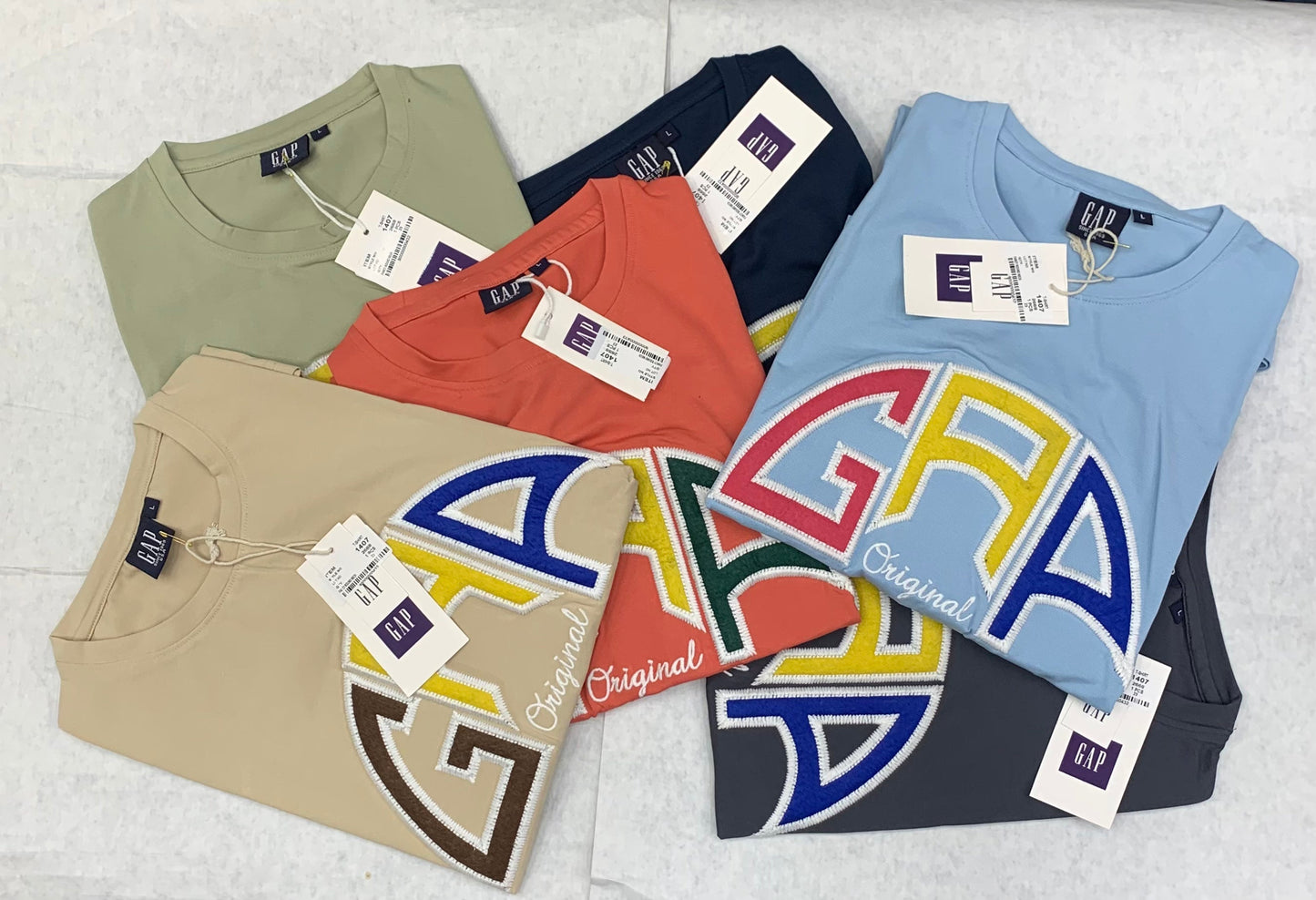 PAG Navy Blue Colour With Front PAG Embroidery Lycra Fabric Tshirt 50133