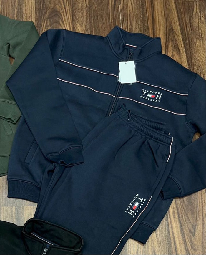 Tom Mot Navy Blue colour Cotton tracksuit combo