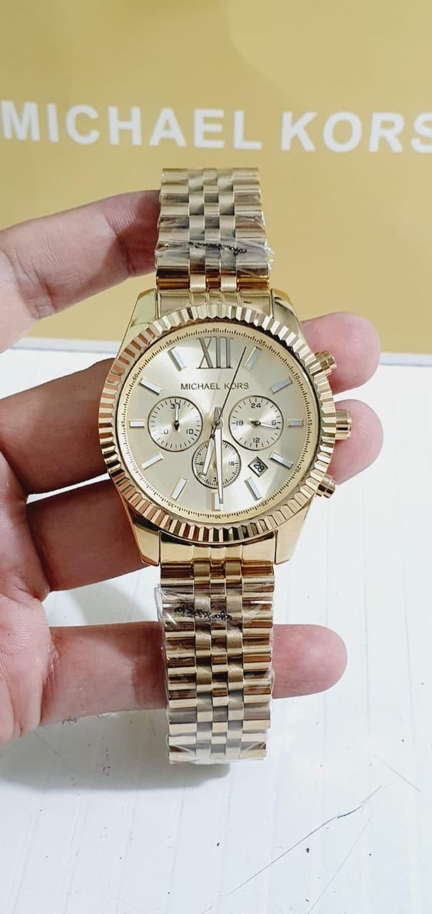 Cim Gold Chain Gold Dial Man watch