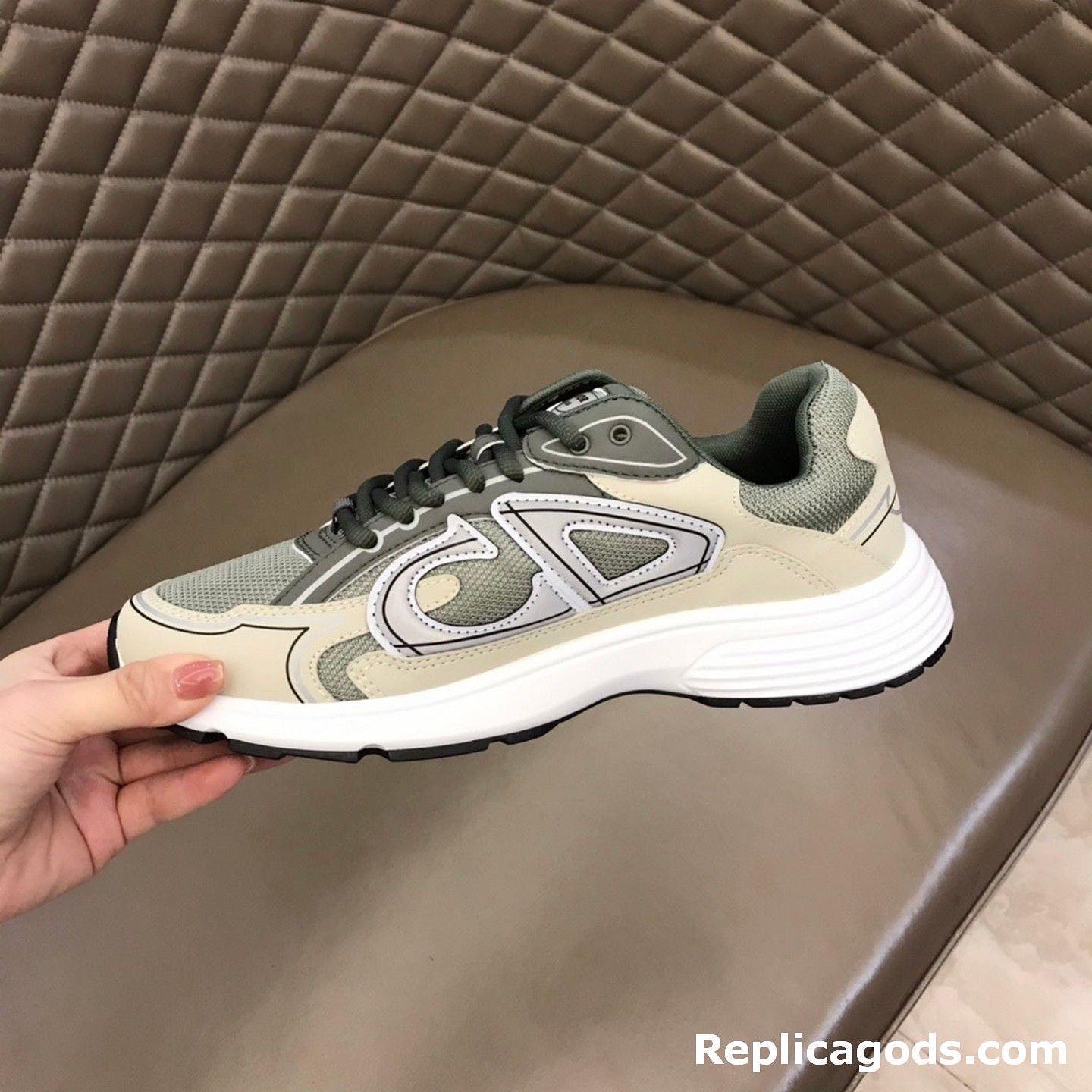 Brown Cream OID Men's Designer Luxury CD Track Runner Sports Shoes