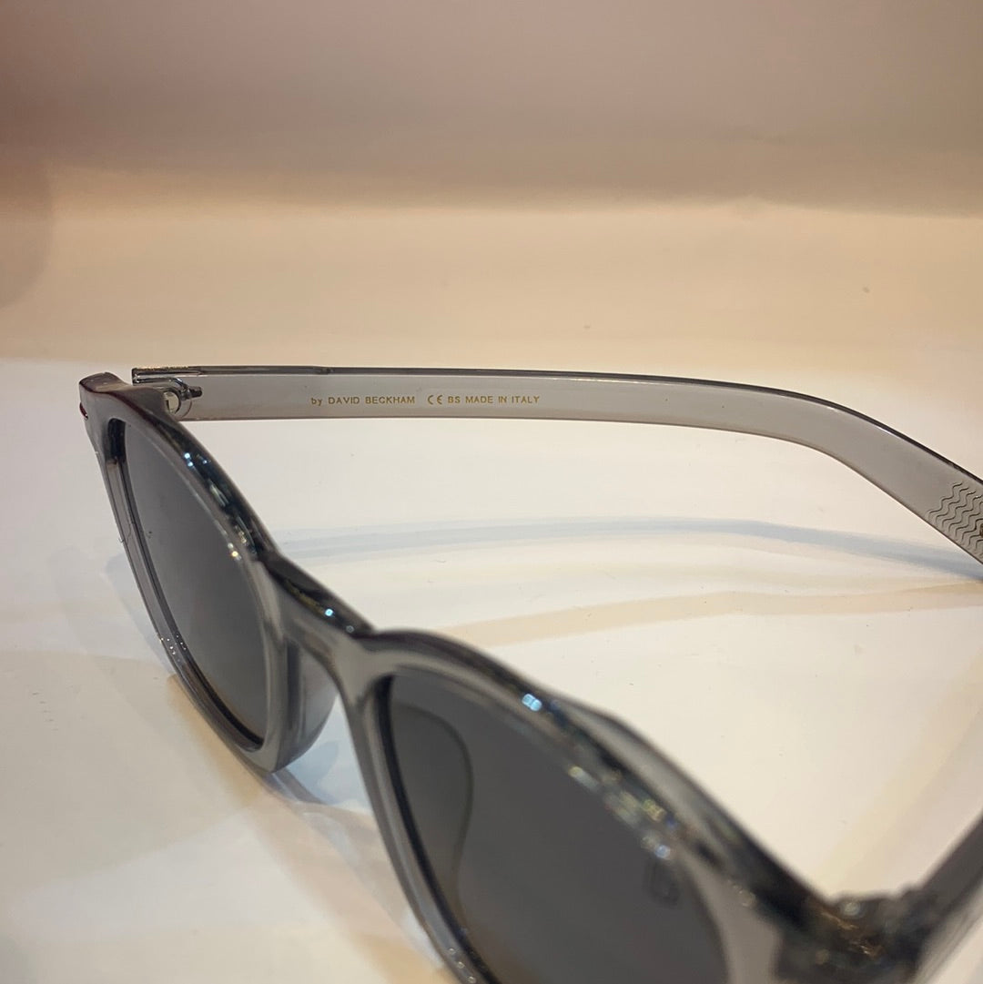 VID Glossy Grey Transparent Frame Grey Shade Unisex Sunglass B2205 55 15 150
