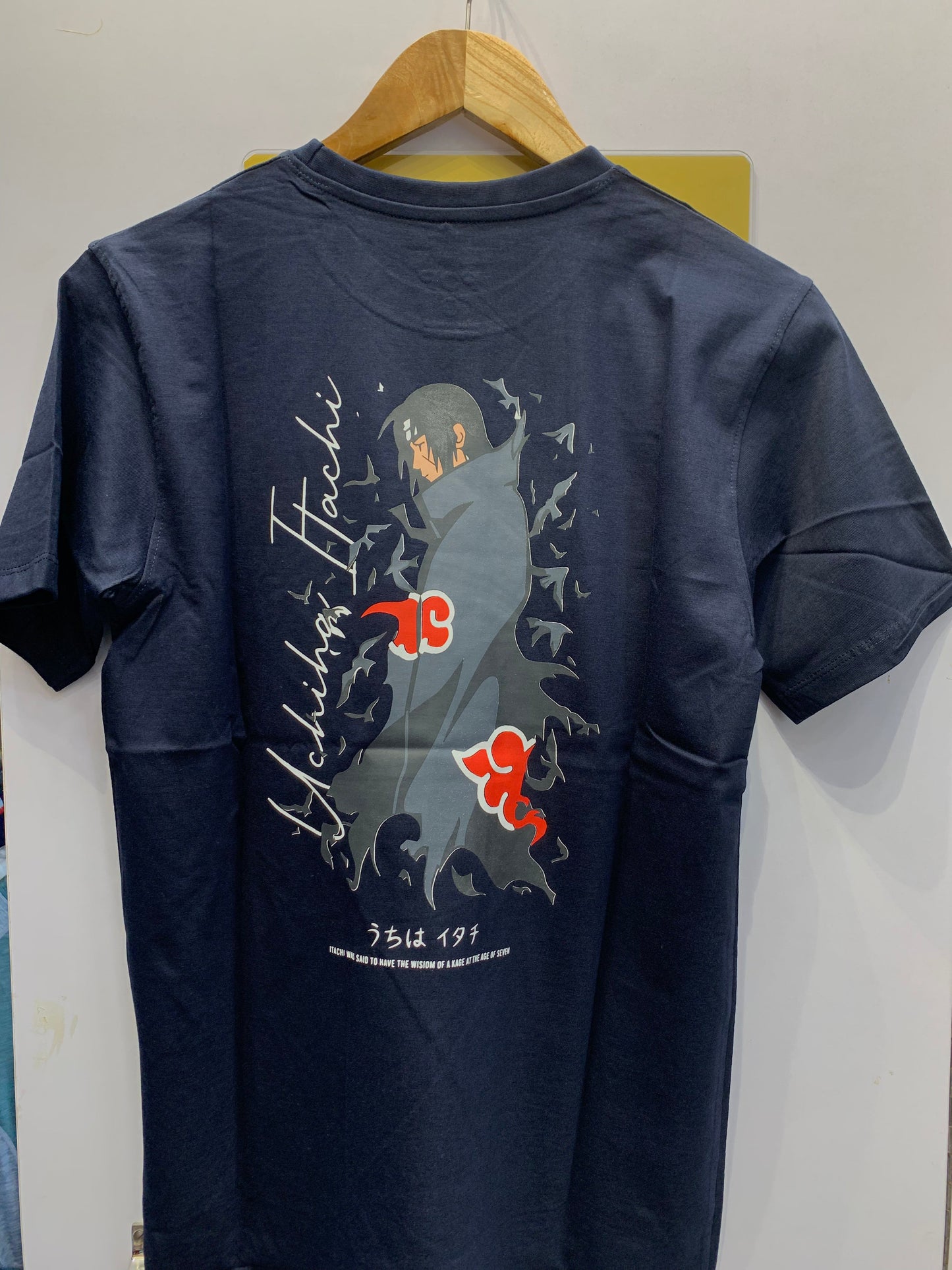 Think POP Navy Blue Colour Front And Back Print Round Neck Tshirt 1105002