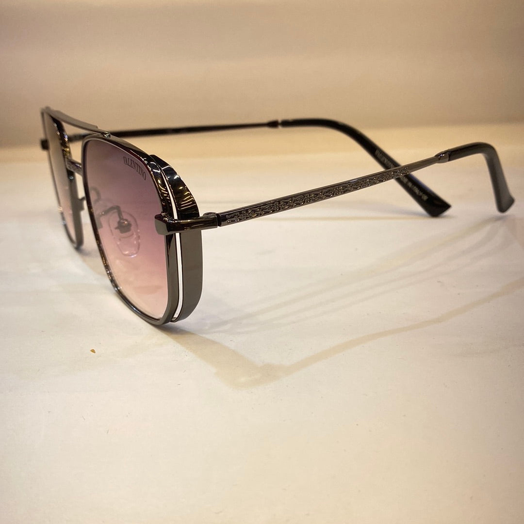 LAV Black Frame Purple Shade Unisex Sunglasses B85 28 52 20 144