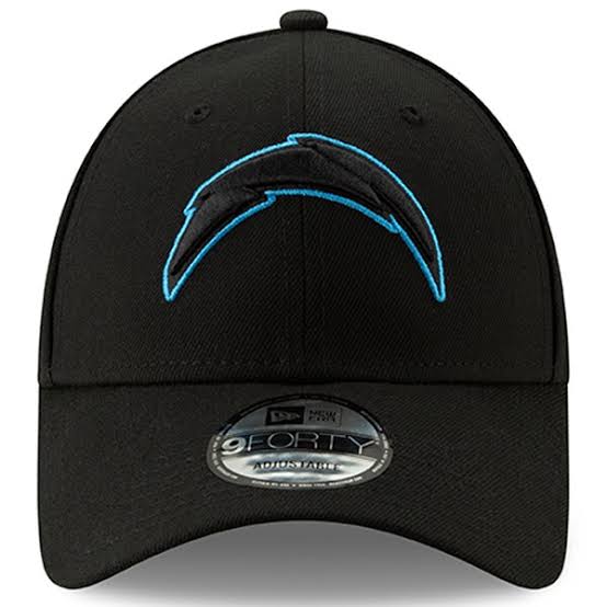 Black Blue Line Chargers cap 400450