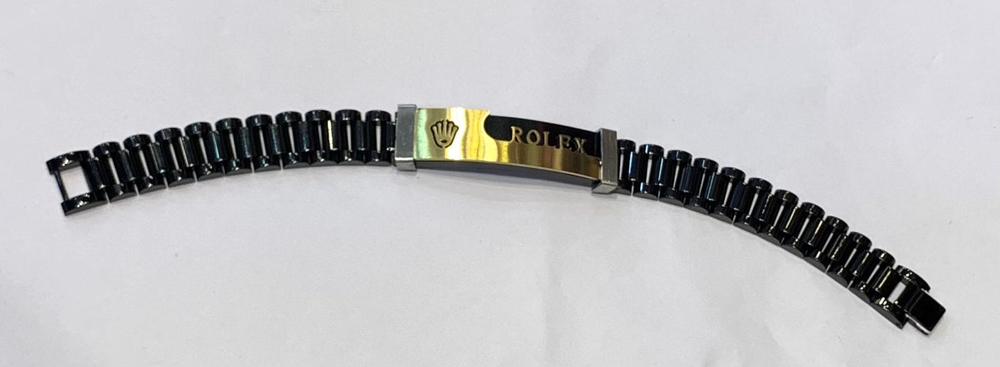 LOR Black Gold Sliver Colour Premium Quality Bracelet 33307