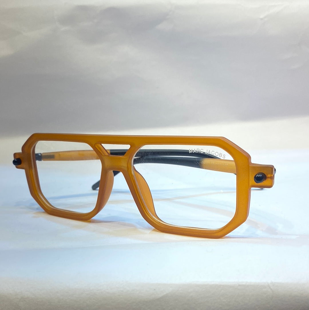 RAM Orange Black Frame White Shade Unisex Branded Sunglasses 86582 5818-140