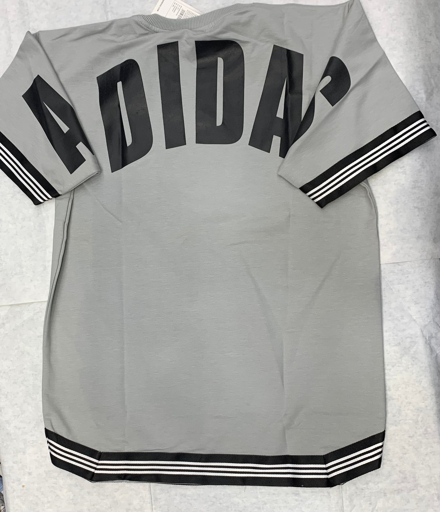 IDA Grey Colour With Back Texted Print Drop Shoulder Tshirt 50110 03082023