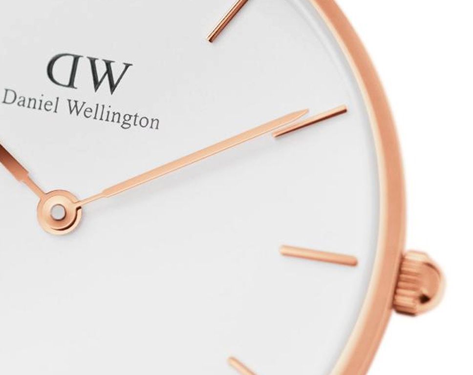 Wd Copper Chain White Dial Slim Formal Casual Watch Ladies Chain Watch 400131