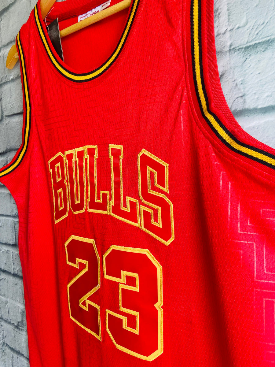 Red Yellow Bulls Colour Jersey Imported Quality 110339