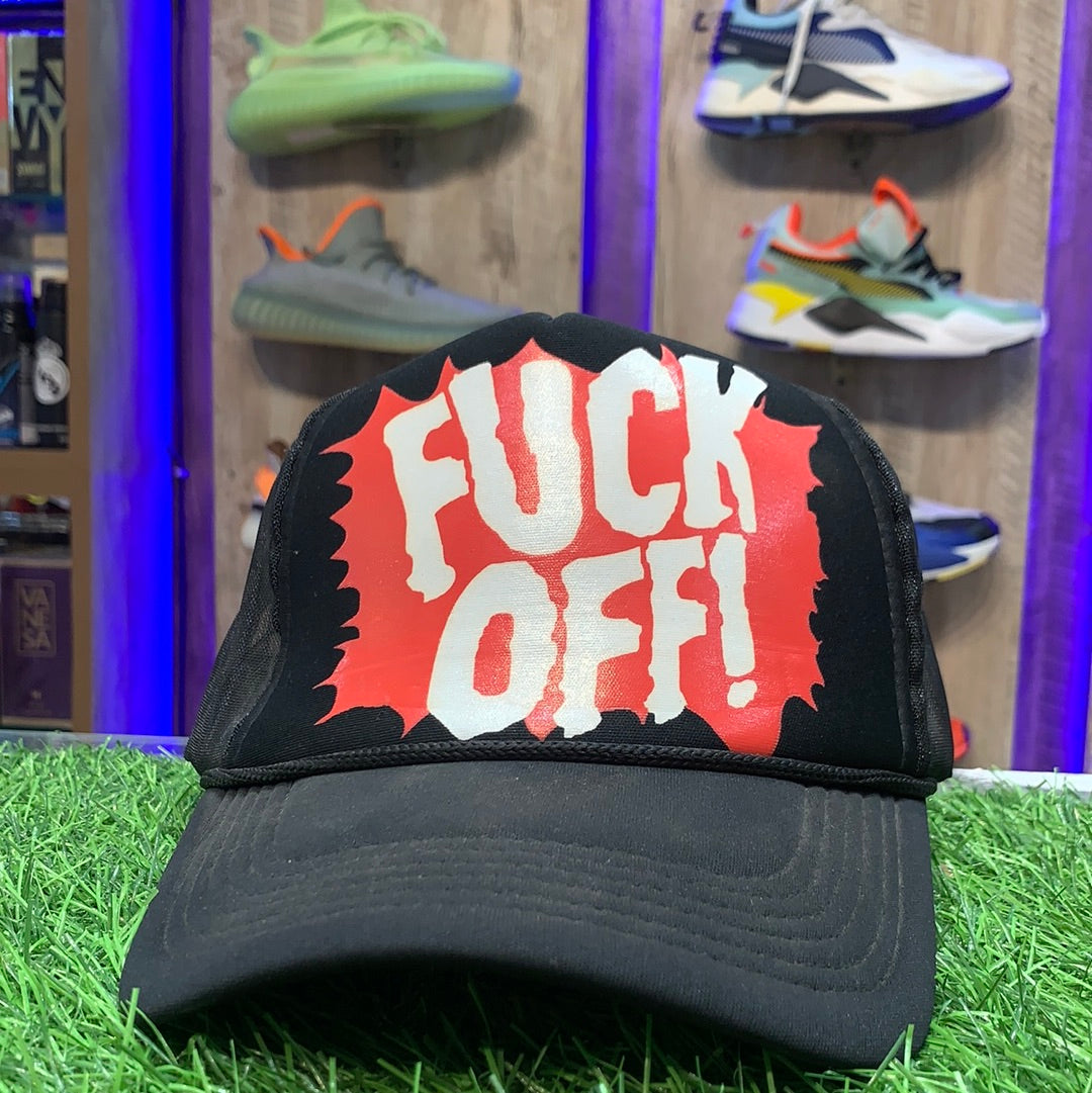 Black Net Fuck Off Cap 700136