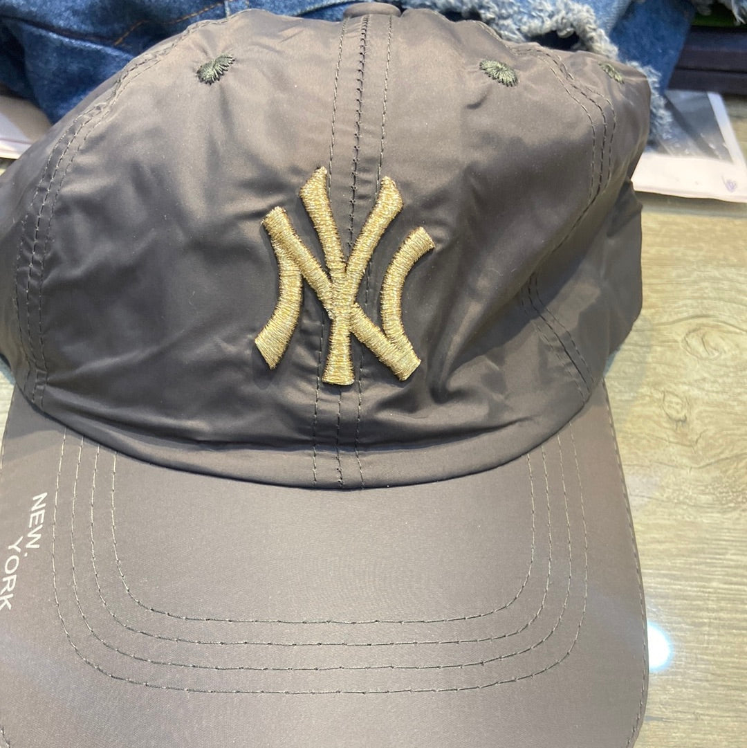 YN Grey Cap Gold Embroidery 300163