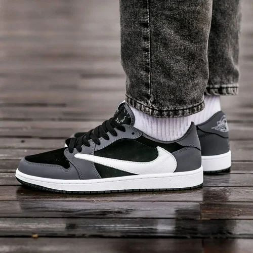 Dark Grey Black White Colour With White Grey Ulta Tick Sneaker Shoes 7866001