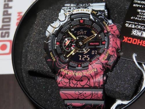 Hsg Red Grey Dragon Water Resistant Sports Watch with Original Box