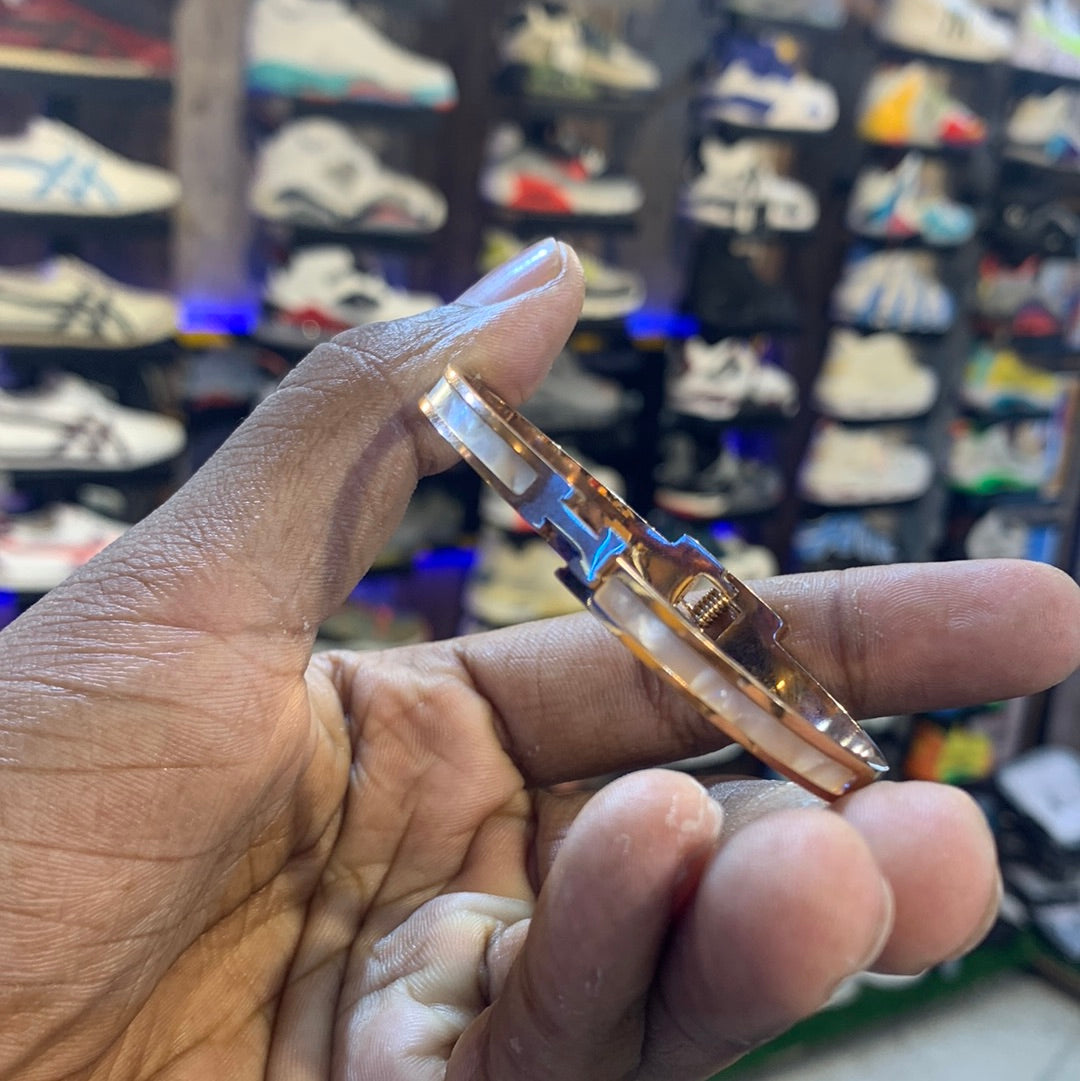 Copper Color With H Design Premium Quality Kada Bracelet 502398