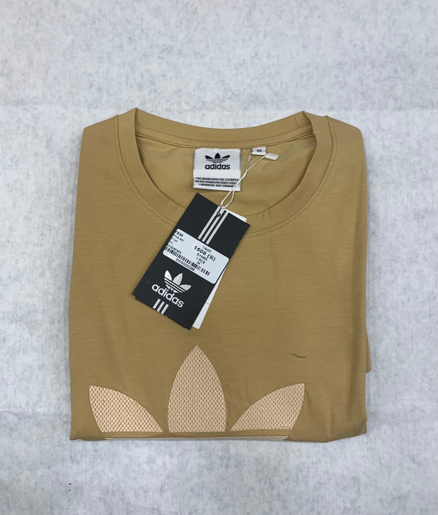IDA Beige Colour With Front IDA Embroidery Lycra Fabric Tshirt 50138 03082023