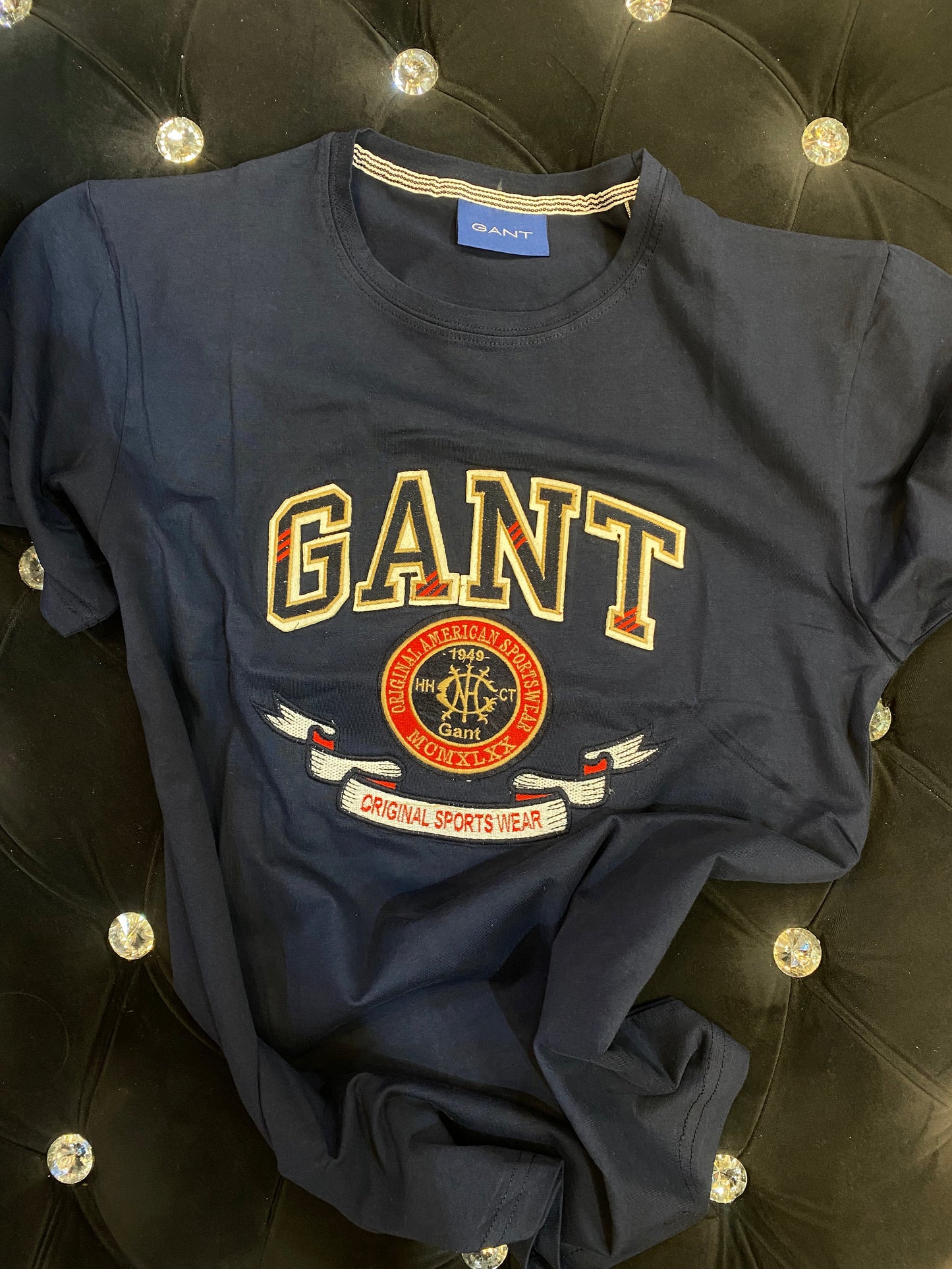 NAG Navy Blue Colour With Nag Logo TShirt Lycra Cotton TShirt 533075