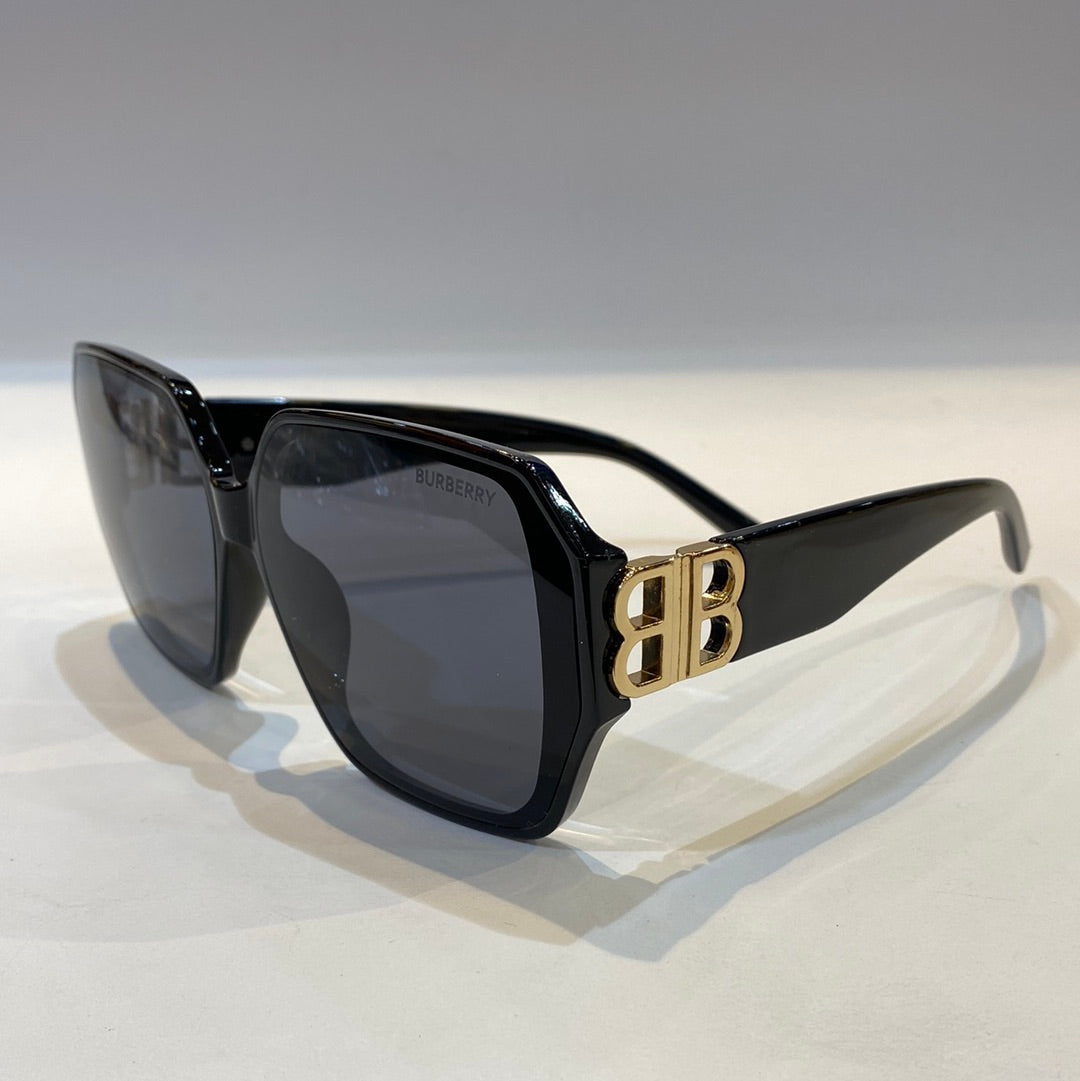 RUB Black Frame Black Shade Unisex Branded 21002 55 20-140