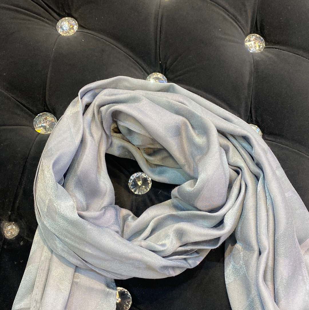 RUB BUR Sky Blue Colour RUB Print Heavy Quality Muffler 9361