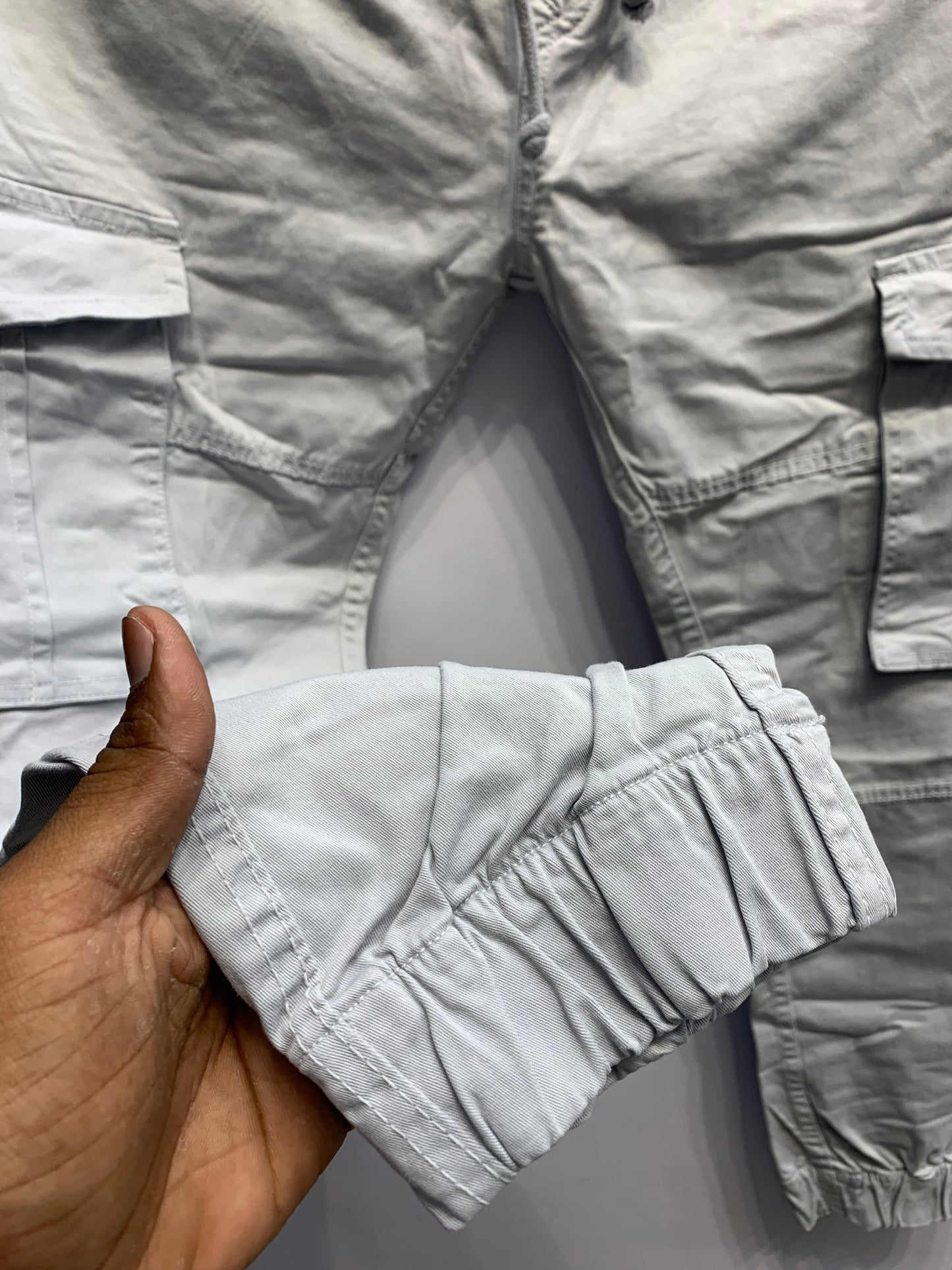 Blank Stitch Light Grey Colour With 6 Pocket Jogger Style Cargo 1105016AAA1