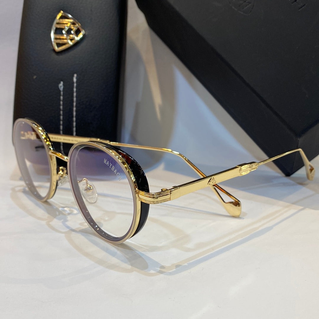 Yam Gold Frame Transparent Shade Unisex Branded 2A409 56 16-126