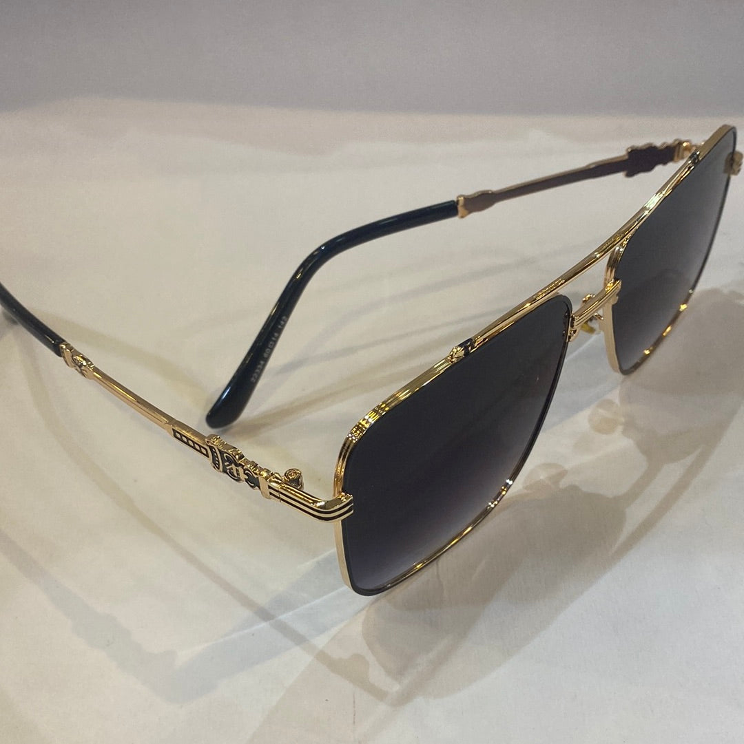RHC CH HC Golden Frame Black Shade Unisex Branded 22334 60 14 142