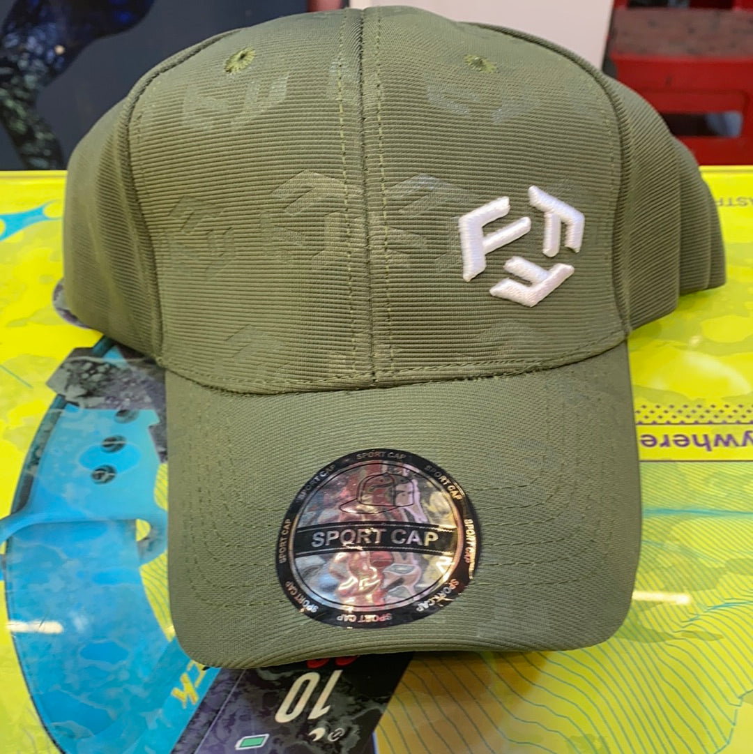 Olive Green Colour Nef With Embroidered Design Sports Cap 913053