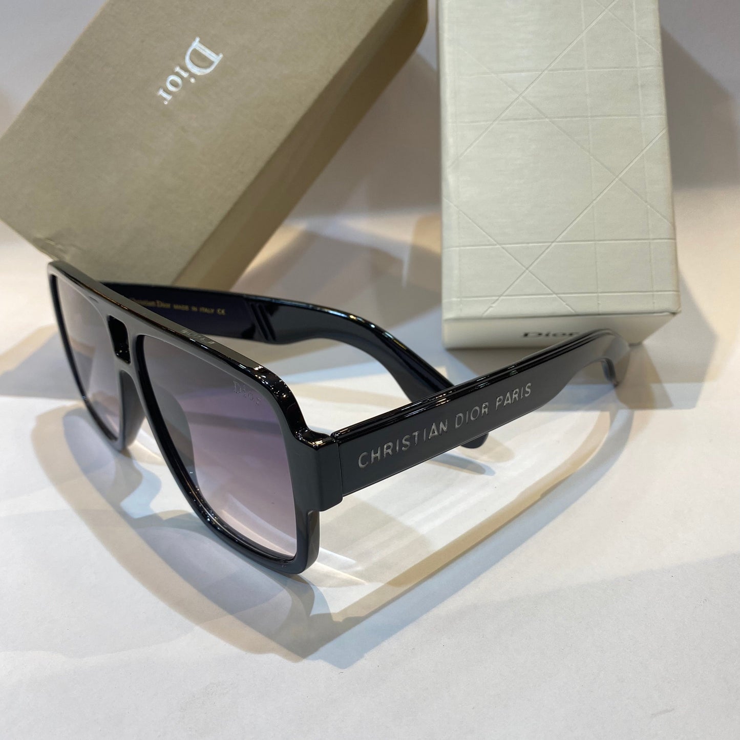OID Black Frame Black Shade Unisex Branded Sunglasses 125960 14-147