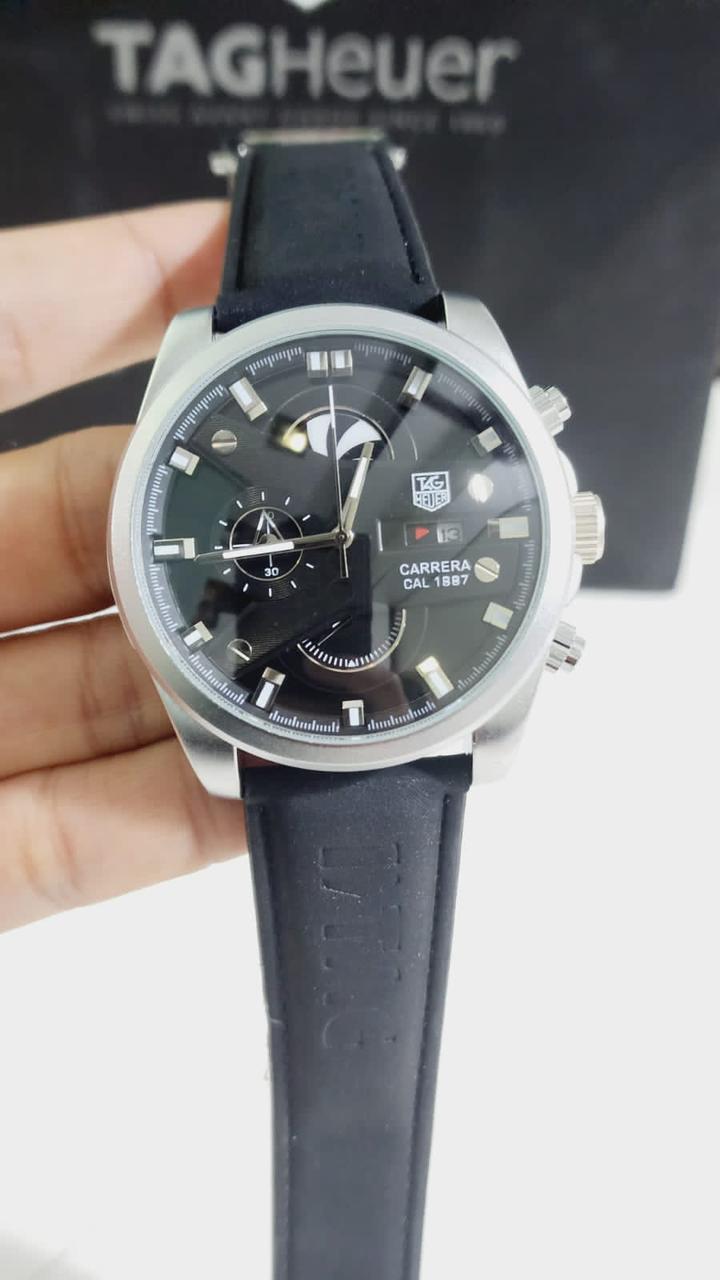Gat Black Strap Grey Black Dail Men Watch 500927