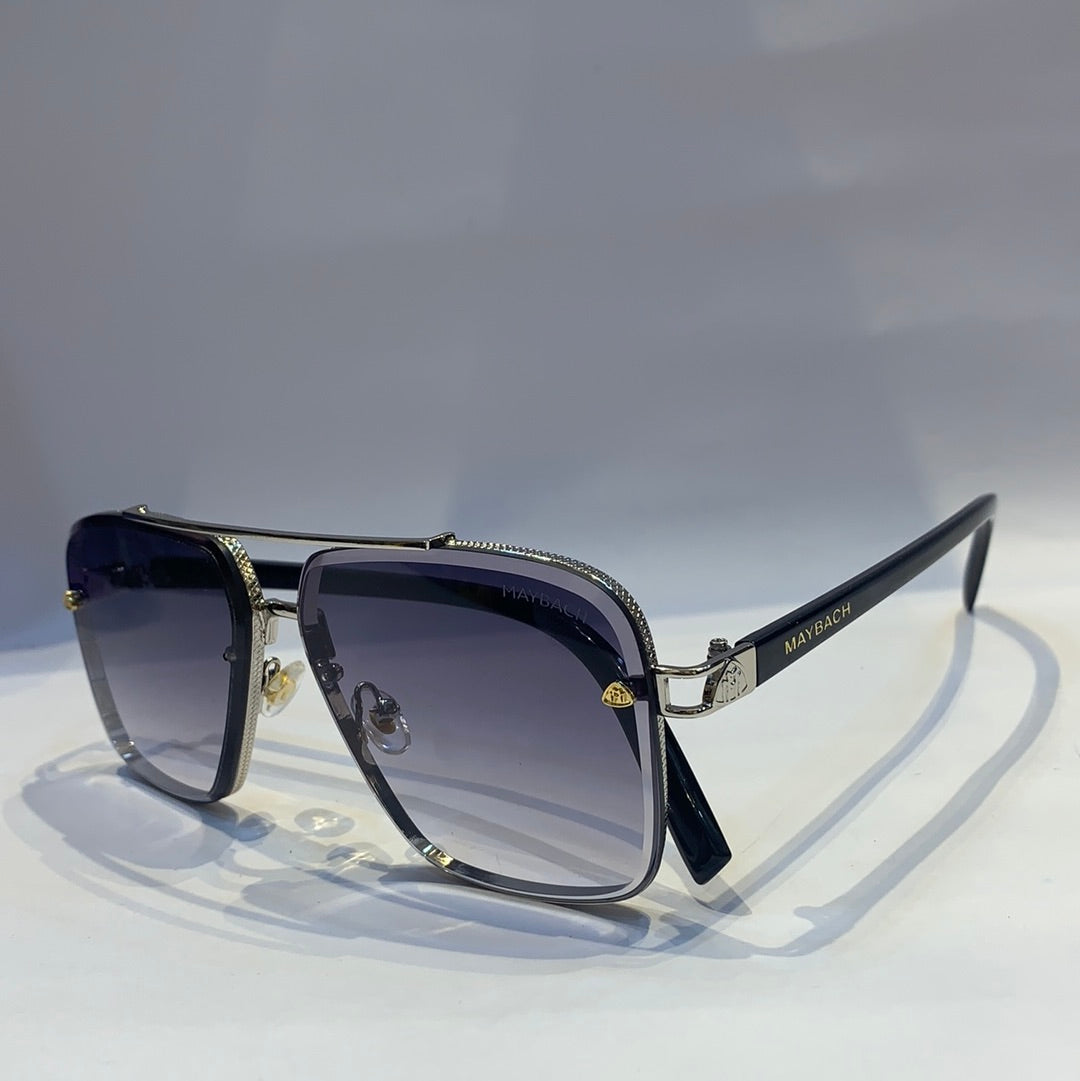 May yam glossy silver Frame gray Shade Unisex Sunglass 015A 63 13 140