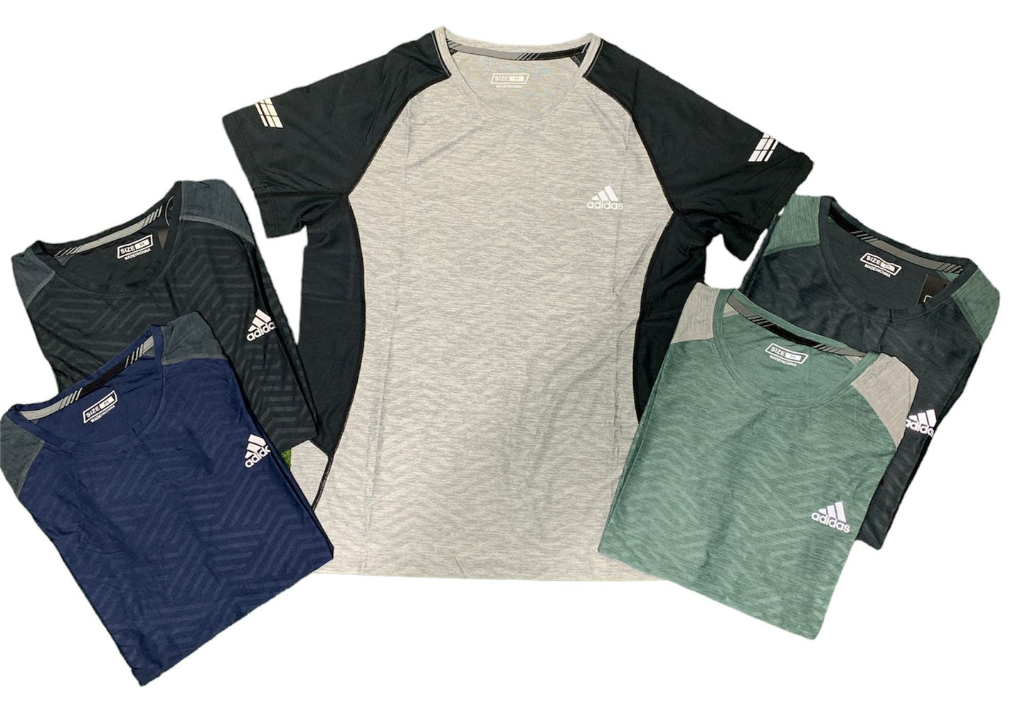 IDA Green Grey Colour Imported China Half Sleeve Sports Ware Imported TShirt 108649 03082023