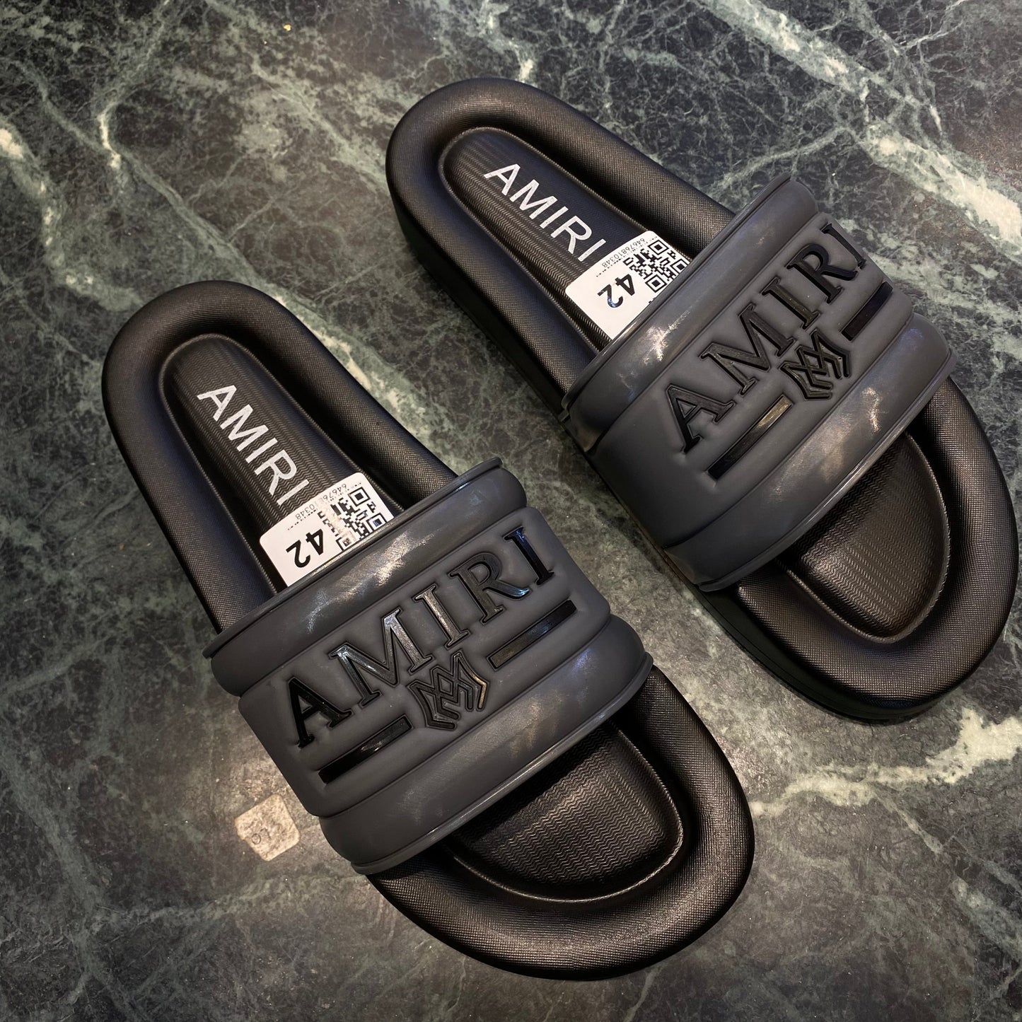Grey Black Slipper Model 64676810348 Ami Ima