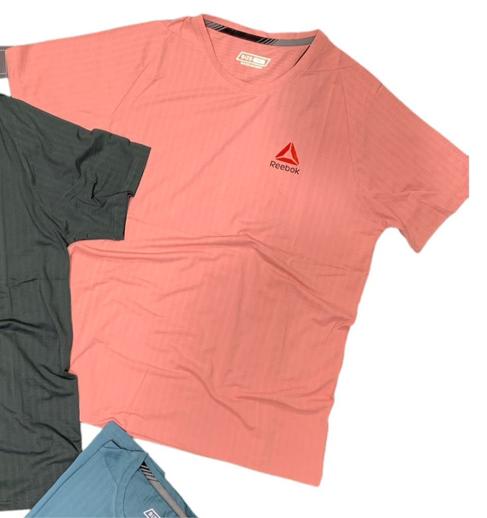 EER Peach Colour Imported China Half Sleeve Sports Ware Imported TShirt 108642