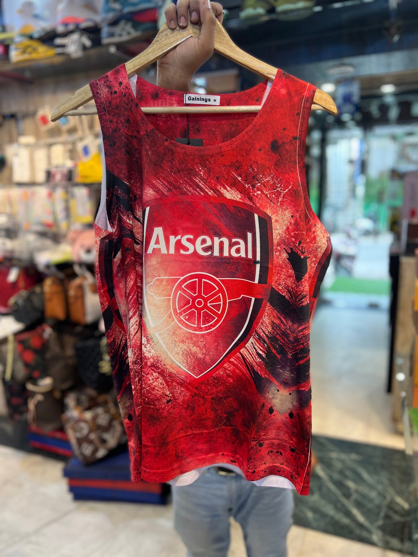 Gainings Arsenal Sando Tank Sando Vest Gym Wear 110259