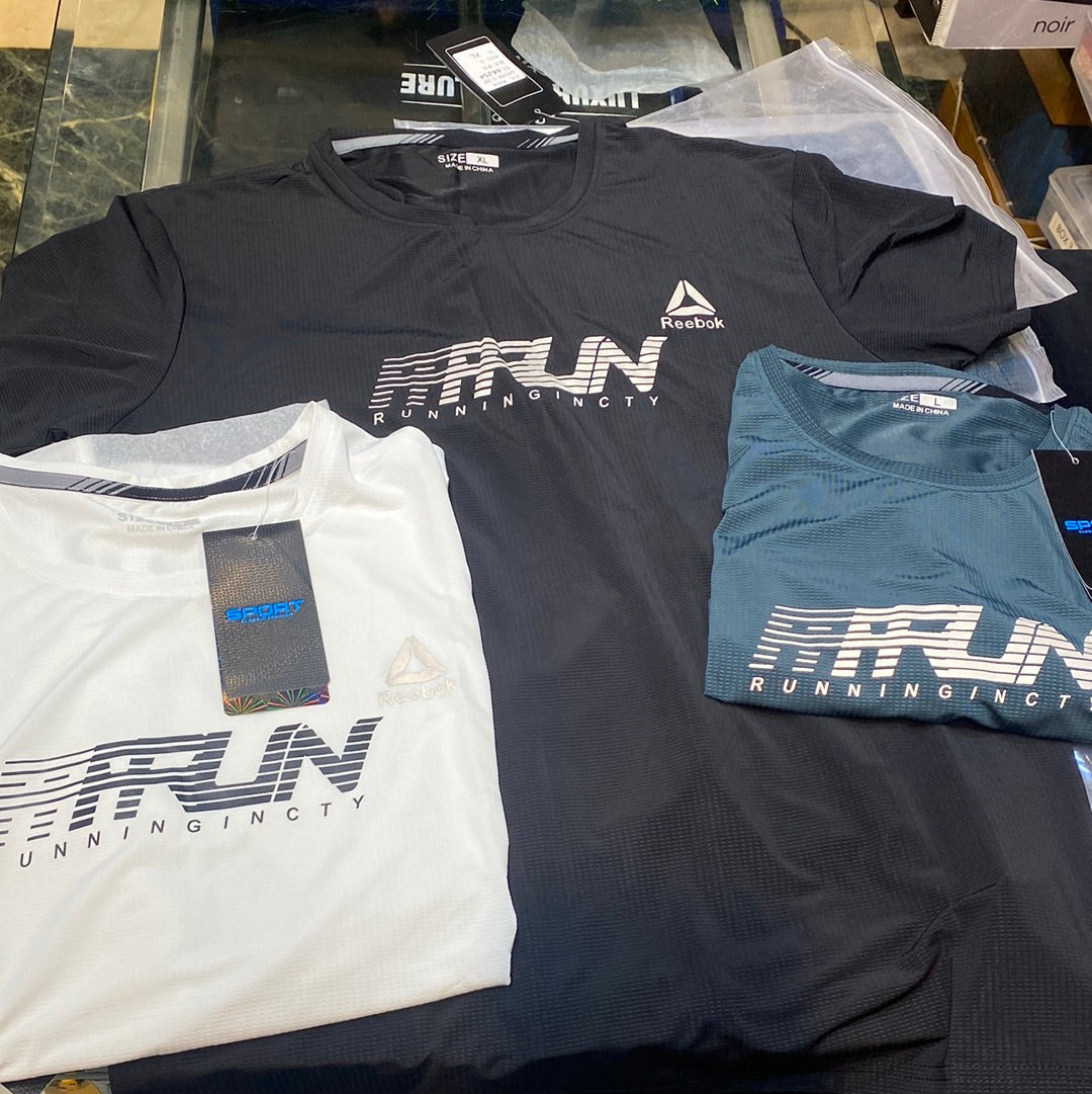 White Colour Running eer ree Lycra Cottan TShirt