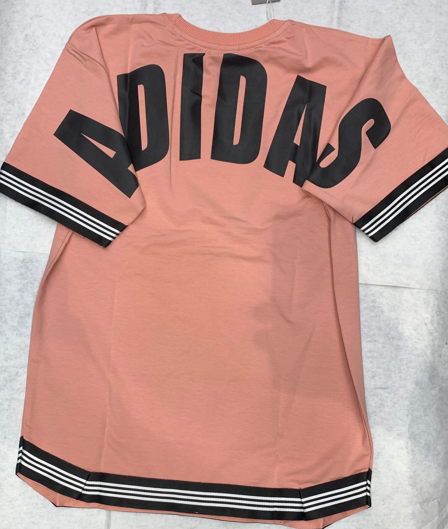 IDA Peach Colour With Back Texted Print Drop Shoulder Tshirt 50107 03082023