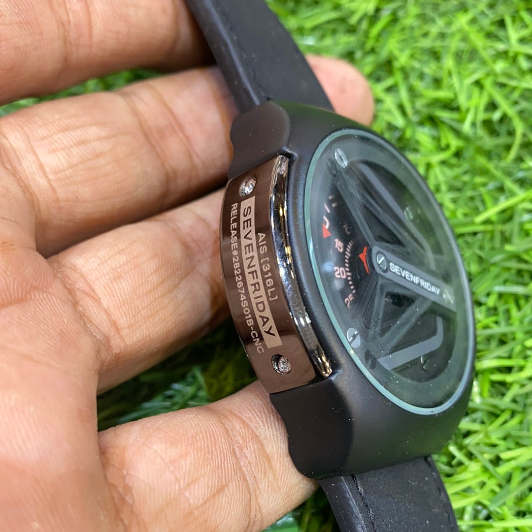 VES Black Square Dial Watch For Men Watch 220527