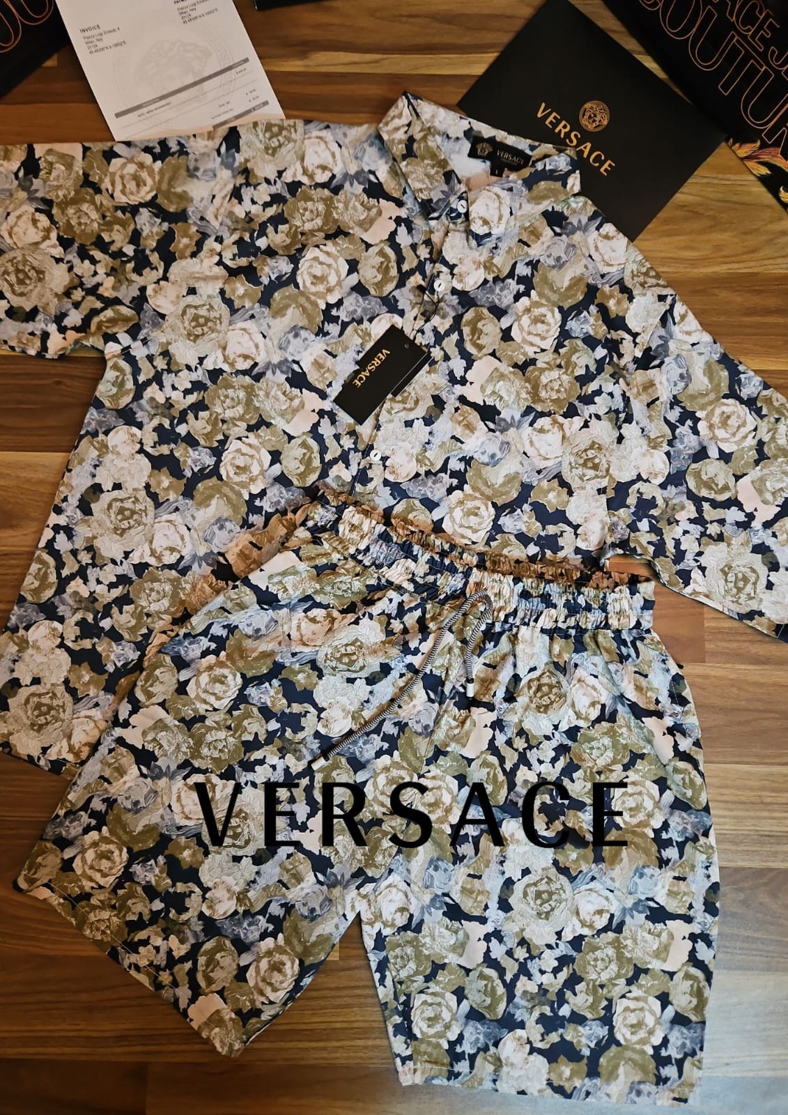 REV VER Navy Blue Olive Colour Coord Set 701003