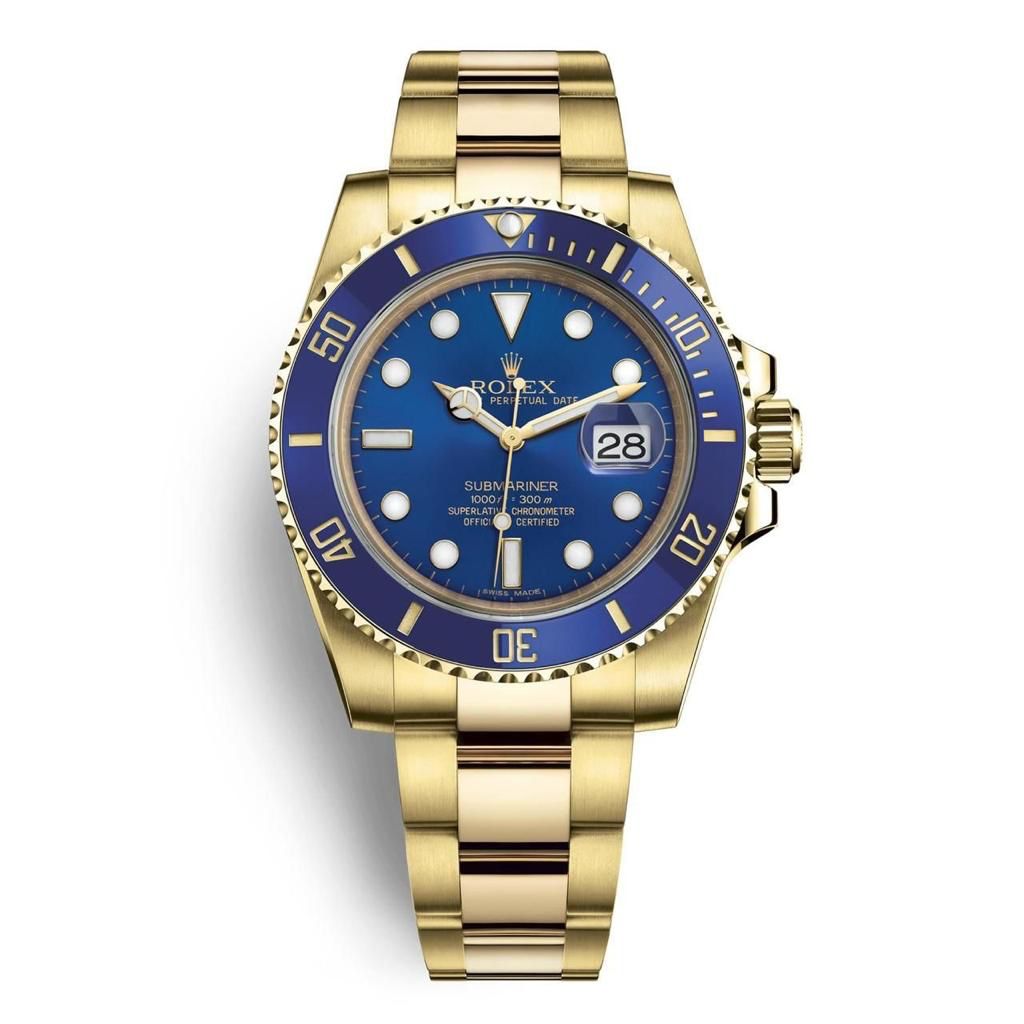 LOR Gold Chain Blue Dial Automatic Chain Men Watch 901059