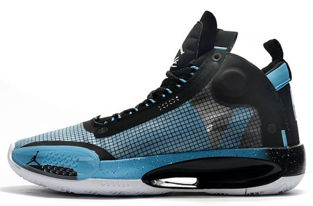 Sky Blue Long Ankle Net Sports Basketball Running Shoes 3240010